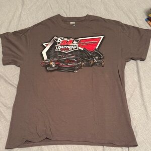 Men's Gray 34 Raceway Graphic T-Shirt